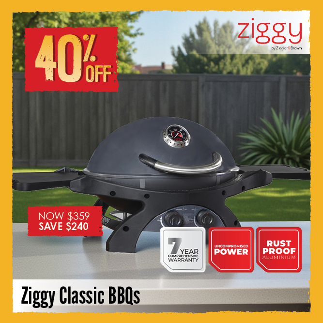 40% Off Ziggy Classic BBQs | Shop Now